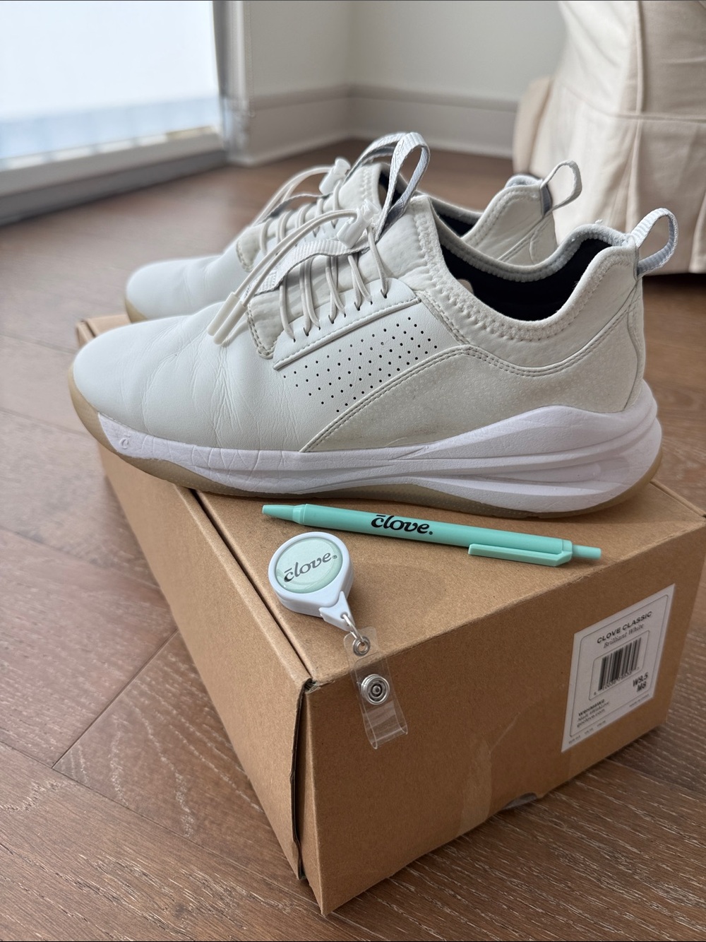 Clove Women’s Athletic Sneakers in White